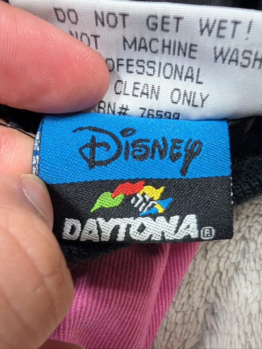 Vtg Disney JH Design Jacket Kids S Disney Princess Daytona 500 Jeff Hamilton